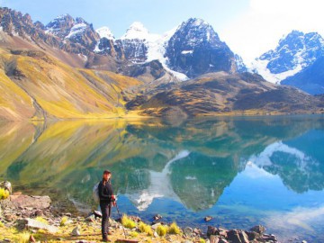 Travessia Kotia - Huayna Potosi, na Cordilheira dos Andes