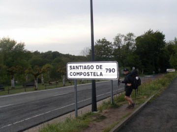 Chegada a Santiago de Compostela