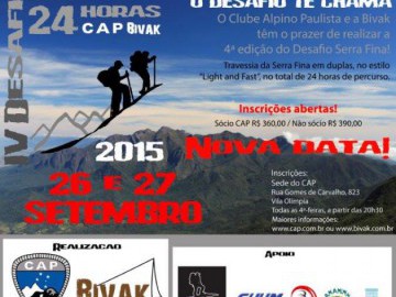 Desafio CAP e BIVAK Serra Fina 24 Horas