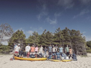 Barca e Acampamento Selvagem de Carnaval - Pontal de Tapes