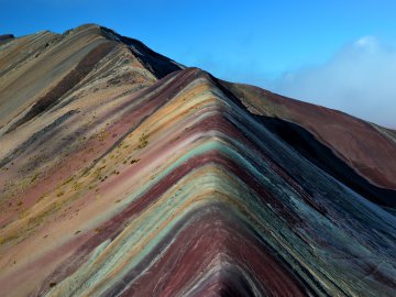 Vinicunca, a montanha colorida. Peru.