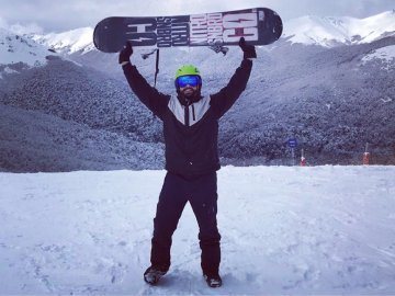 Snowboarding Cerro Bayo