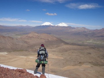 Sajama-Bolívia, Um Brasileiro na "Cacunda" do Vulcão