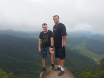 Spitzkopf com o Pai