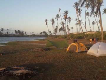 Acampamento "teens" na lagoa do Mamucabo