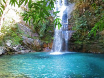 Trilha para Cachoeira da Santa Bárbara e Capivara