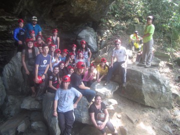Lecionando nas Cavernas do PETAR e Quilombo Ivaporunduva