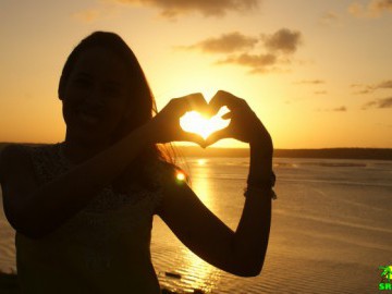 Por do Sol na Lagoa Guraíras