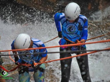 Rapel na Cachoeira Véu de Noiva - PE