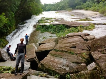 Cachoeira da Lage Grande - Travessia Rio Itaguaré-Guaçú