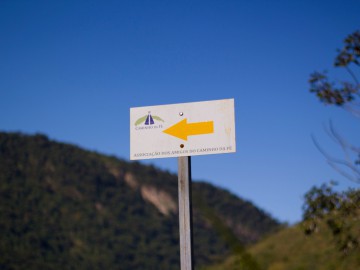 Trecho do Caminho da Fé no Vale do Paraíba