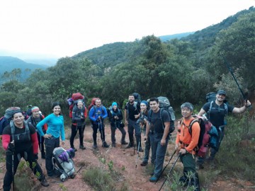 Trilhadeira de primeira viagem.