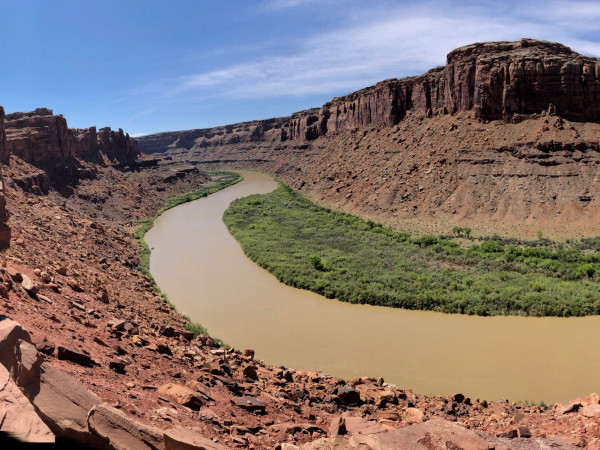 Viagem de kayak no Green River, Utah