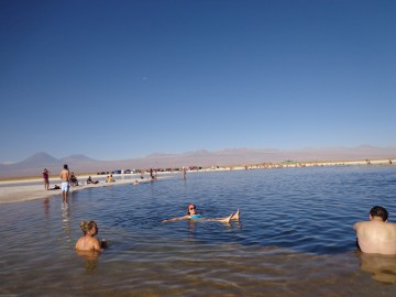 DESERTO DO ATACAMA - LAGUNA CEJAR Flutuação