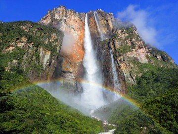 A Rainha das cachoeiras no meio da Venezuela