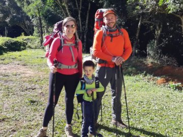 Montanhismo em família...