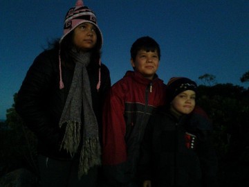 A primeira vez com os filhos....impossível esquecer.