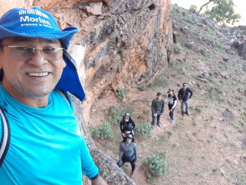 Subindo a serra das araras, na Chapada das mesas em Carolina