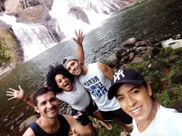 Cachoeira do Pilão em Corupá SC