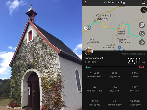 Pedal (Parque municipal até santuário da Mãe Rainha)
