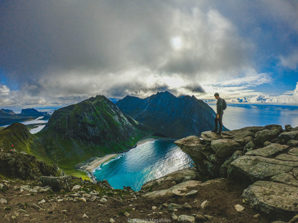 Kvalvika Beach, Noruega