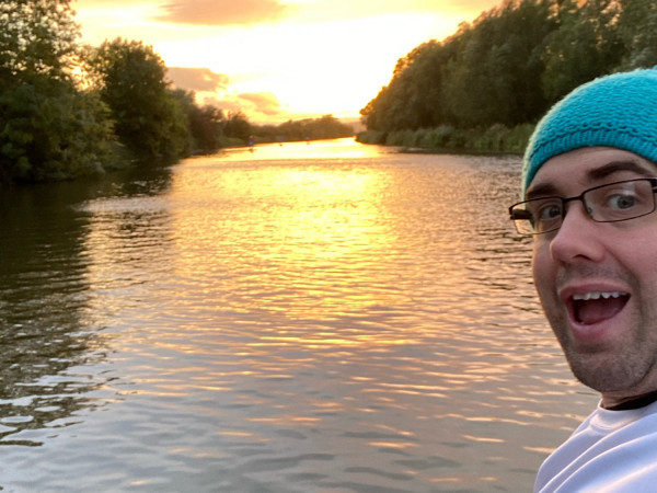 Sunset Paddle, Down The Severn Way Canal