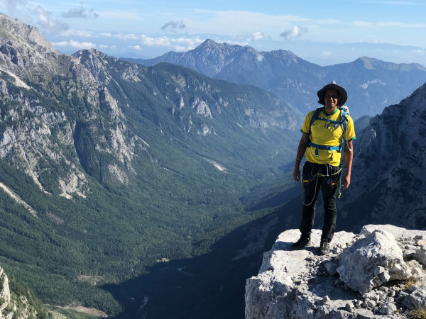 Trilha de montanha Triglav - ponto mais alto da Eslovênia