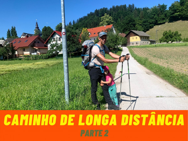 Caminhada de longa distância nas montanhas  Parte 2