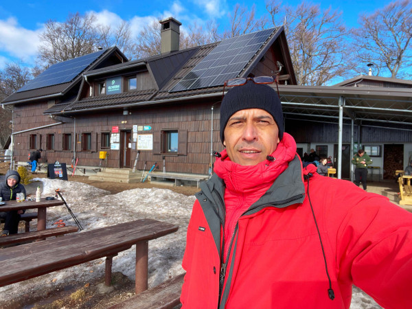 hiking ate a casa de montanha Kriška gora