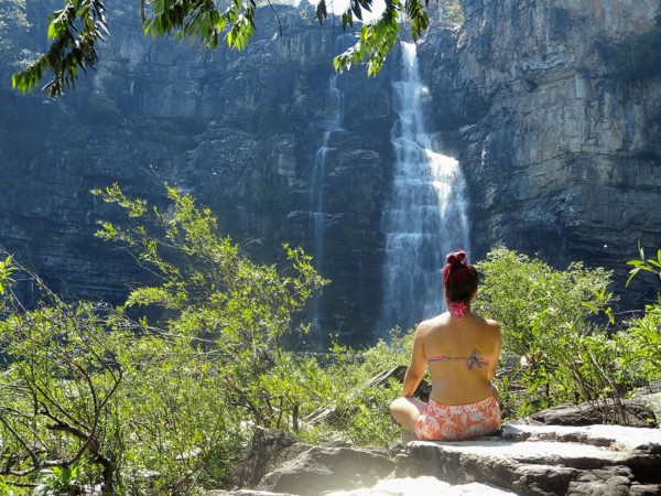 Cachoeira Salto de 80 mt, Chapada Dos Veadeiros-GO
