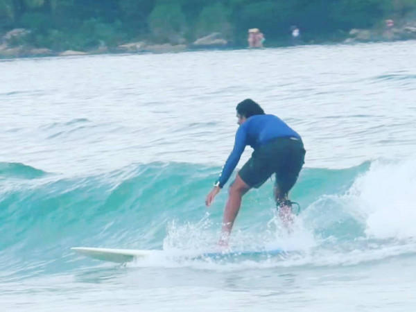 Estreiando Longboard em Geribá - Buzios (RJ)